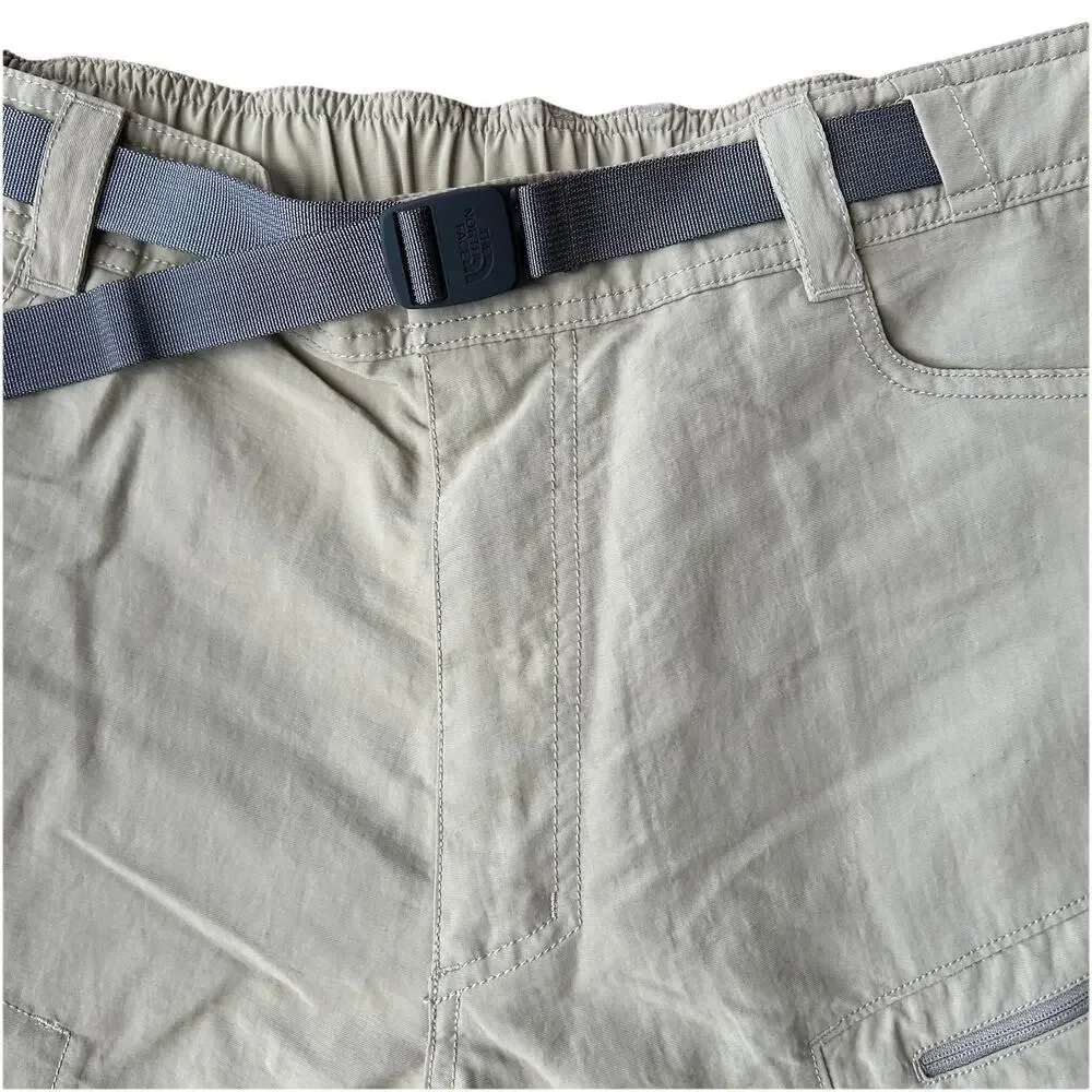 The North Face Paramount Trail Shorts Men's Size XL Hiking Cargo Gorpcore Khaki